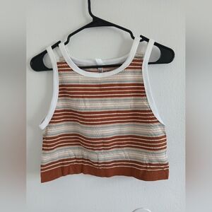 Urban Outfitters Multicolor Striped Crop Top